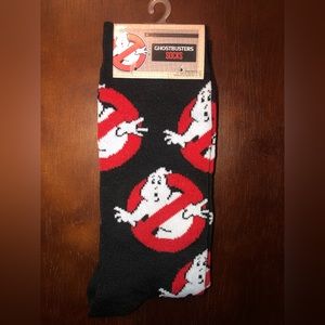 GHOSTBUSTERS NOVELTY CREW SOCKS NWT MEN’S SHOE SIZE 6-12